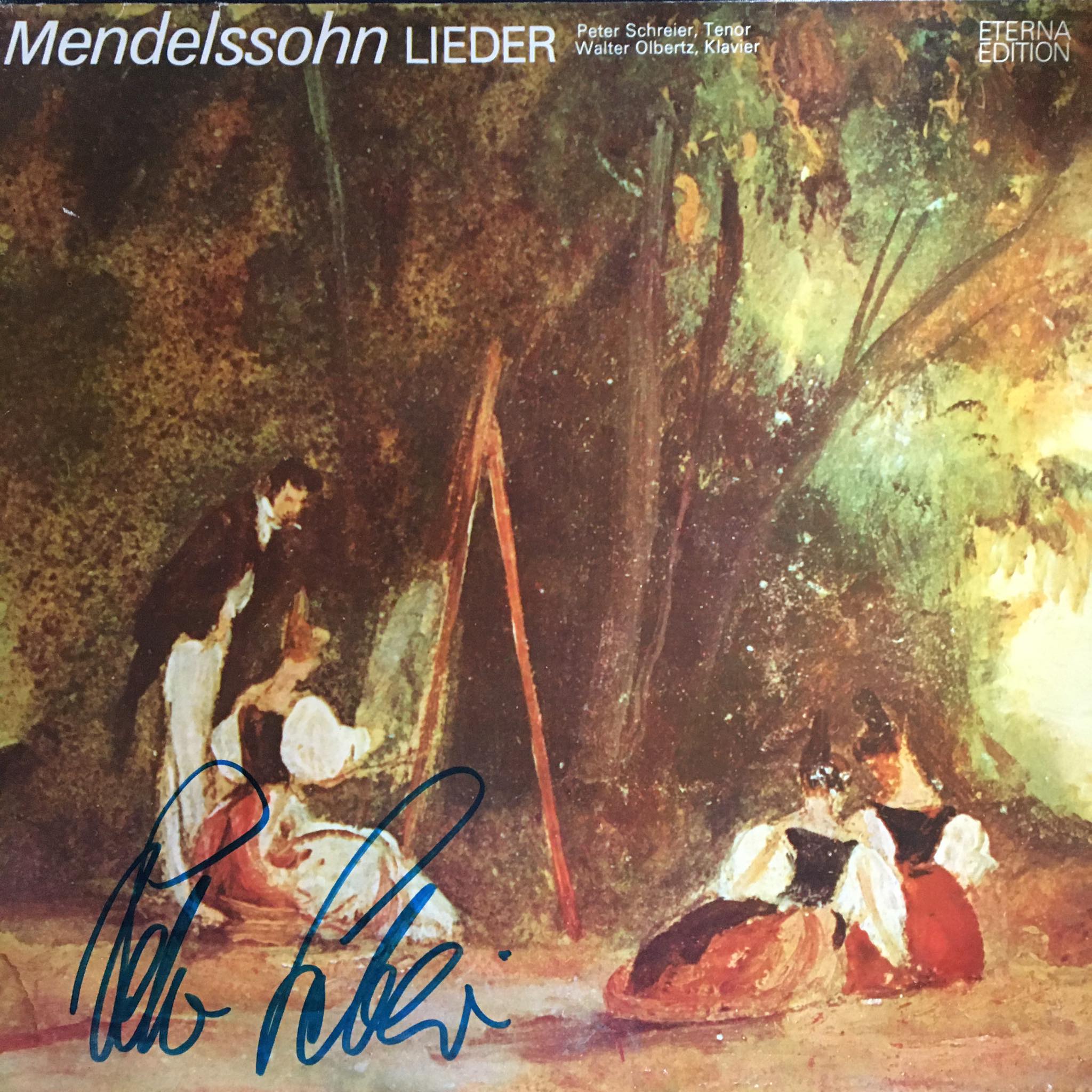 Peter Schreier, Walter Obertz – Mendelssohn Lieder