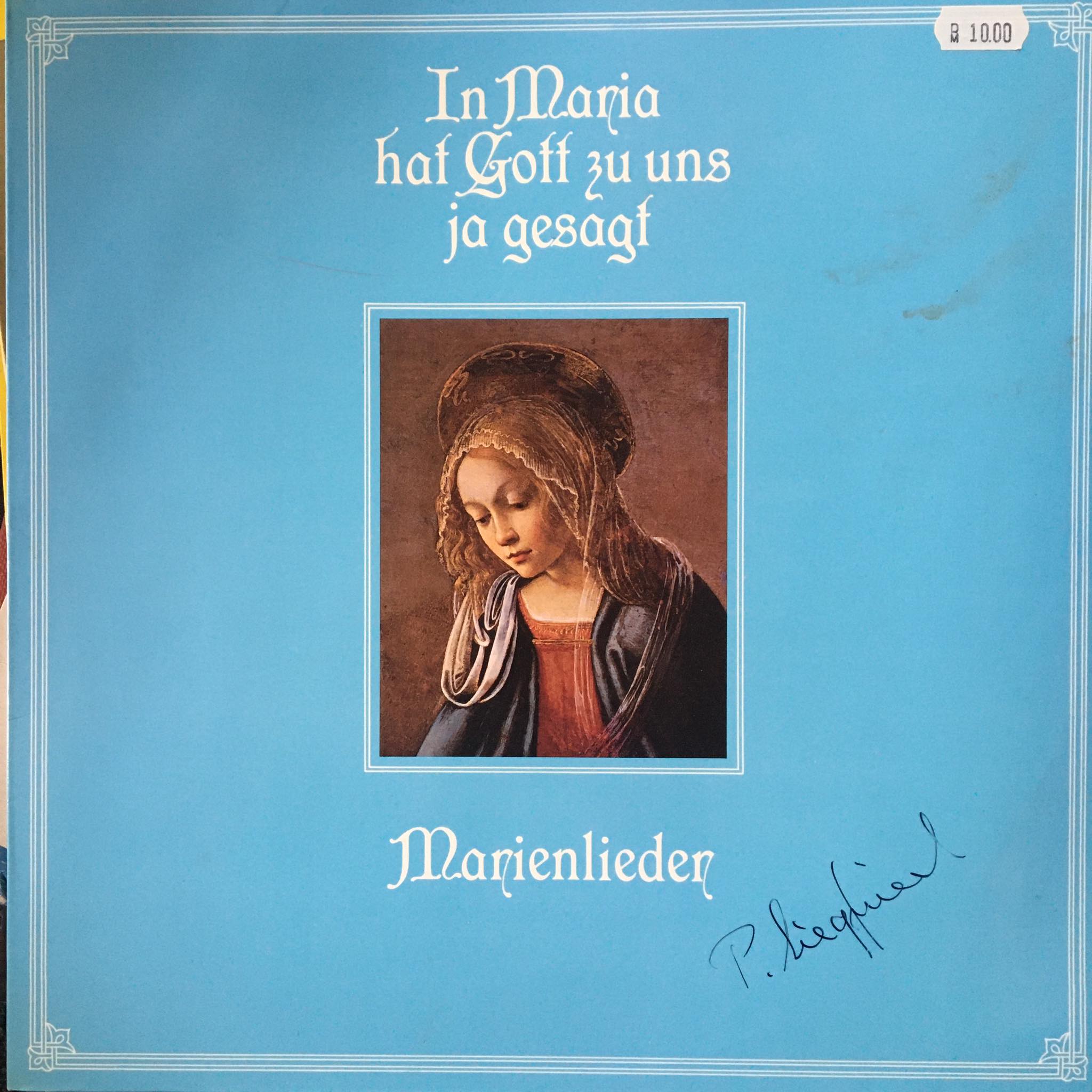 Pater Siegfried mit seinen Sängern und Musikern von St. Joseph, München – Marienlieder